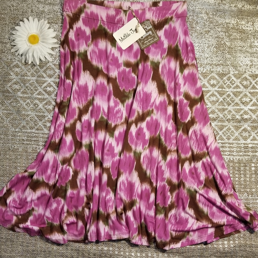 Matilda Jane Womens Midi Print Skirt size S